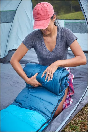 Vista 8 de Coleman Kompact - Saco de dormir, ligero para interiores y exteriores, para adultos, 20°F/30°F/40°F opciones para camping, senderismo, mochilero