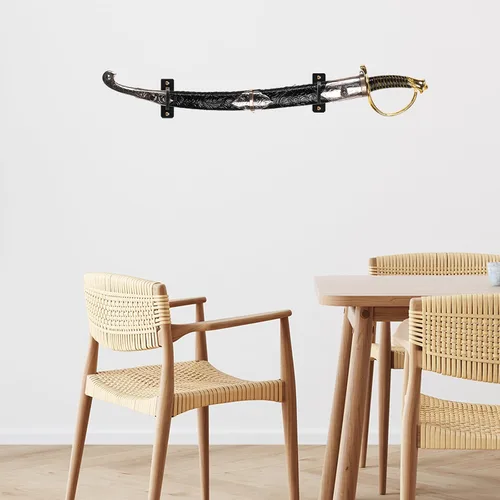 Vista 4 de uxcell Soporte de pared para espada, 1 juego de soporte de pared para sable de luz acrílico, soporte de pared para espada de sable de luz, soporte
