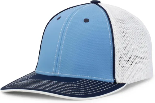 Vista 48 de Pacific Headwear Gorra unisex Pacific Headwear Trucker Flexfit® para adultos Grafito/Negro/Negro
