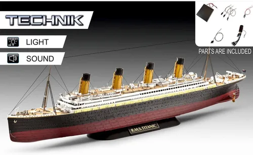 Vista 2 de Revell RV00458 RMS Titanic - Kit modelo Technik, Sin pintar