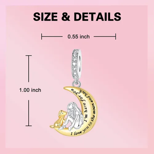 Vista 137 de Abalorios de plata de ley 925 con letras de la A ~ Z, para pulseras, collares, Día de San Valentín, Día de la Madre, joyería regalos para mujeres