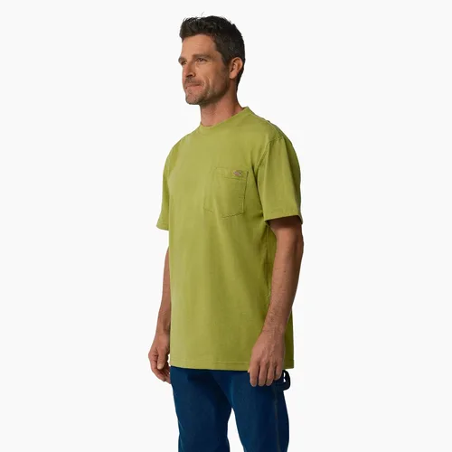 Vista 3 de Dickies Camiseta jaspeada pesada de manga corta para hombre, talla grande y alta