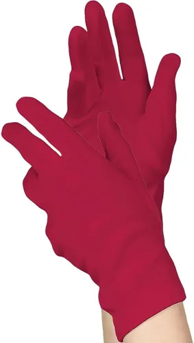 Vista 2 de Guantes de poliéster atrevidos y elegantes (tamaño adulto) - 1 par - perfectos para cualquier asunto elegante