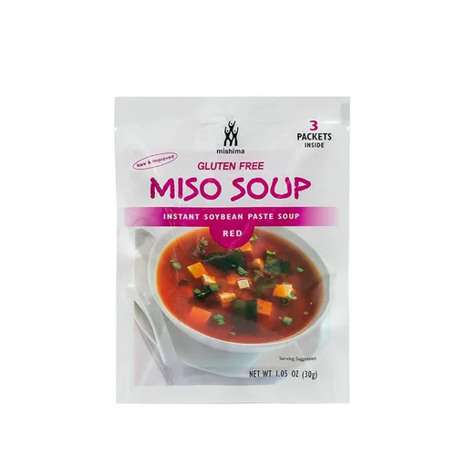 Vista 3 de Mishima Sopa de miso blanco instantáneo, 1.05 oz