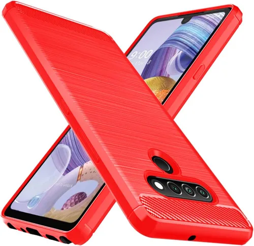 Vista 8 de Osophter Para LG Stylo 6 Funda Protectora Absorción de Golpes Flexible TPU Caucho Teléfono Celular Cubierta para LG Stylo 6 (negro)