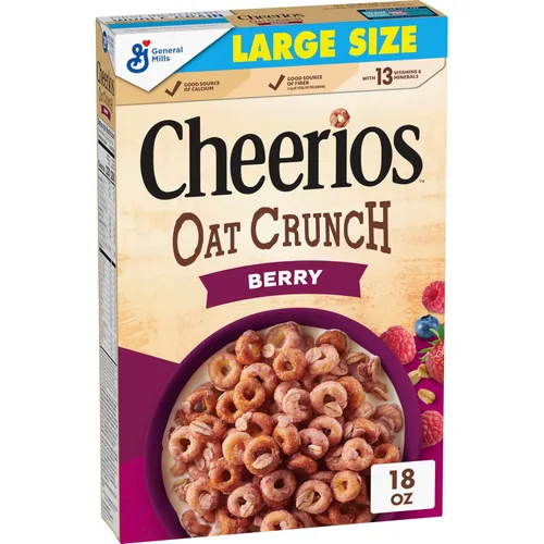 Vista 10 de Cheerios Cereal de desayuno sin gluten de avena integral, bolsa de 2.2 onzas (paquete de 5)
