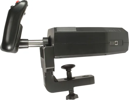 Vista 4 de Logitech G Sistema de yugo de vuelo PRO, yugo de simulación profesional y cuadrante del acelerador, 3 modos, 75 controles programables, perillas