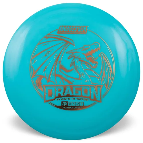 Vista 2 de INNOVA Disc Golf - DX Dragon Distance Driver (5.11-5.29 oz) Flota en el agua, fácil de agarrar