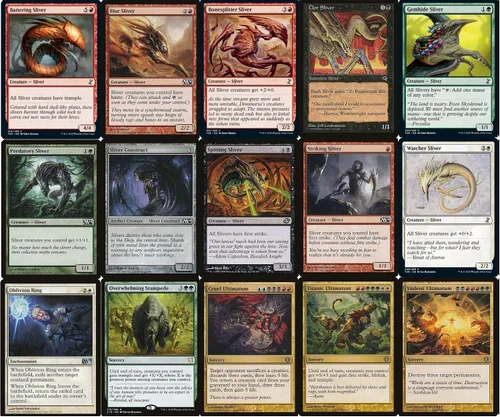 Vista 4 de Baraja de comandante de astilla - Hecho a medida - Elite - MTG - La primera astilla - EDH - 100 cartas