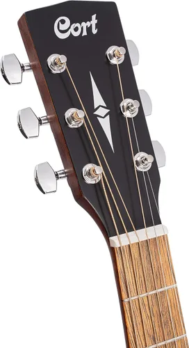 Vista 7 de Cort Serie estándar AF510 Guitarra acústica, poro abierto natural
