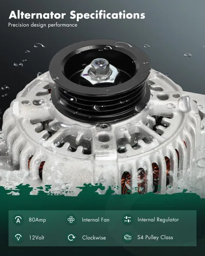 Vista 4 de SCITOO Alternador se adapta a Toyota para 4Runner 3.4L 1999-2002, para Toyota para Tacoma 3.4L 2000-2004, para Toyota para Tundra 3.4L 2000-2002 12V