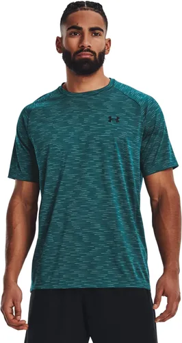 Vista 2 de Under Armour Tech 2.0 5C Camiseta de manga corta Turmalina Verde azuladoNegro SM, Negro