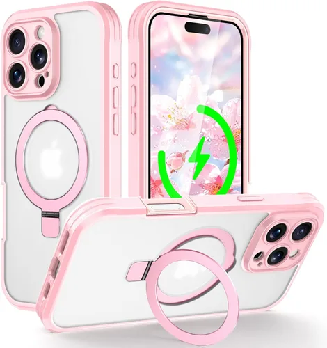 Vista 52 de Dteck Funda para iPhone 16 de 6.1 pulgadas 2024, funda de piel sintética con cierre de botón magnético, ranuras para tarjetas de crédito, función