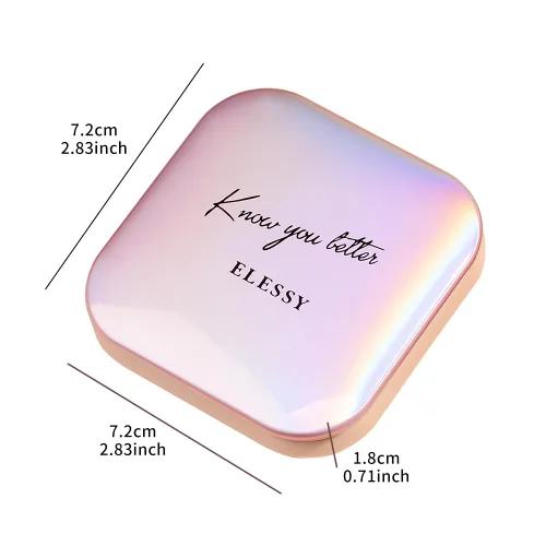 Vista 6 de ELESSY Paleta de Iluminador de Maquillaje Paleta de Iluminador Facial Paleta de Iluminador Facial de Larga Duración Paleta de Maquillaje Iluminador