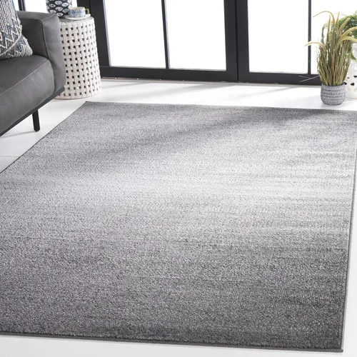 Vista 18 de SAFAVIEH Adirondack Collection - Alfombra decorativa, 2 pies 6 pulgadas x 4 pies, color negro y gris, diseño moderno, no desprende pelusa y de fácil