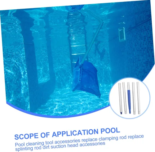 Vista 8 de UPKOCH 1 Unidades De Reemplazo De La Hebilla De La Varilla De Aspiradoras Accesorio De La Extensión De Poste De La Piscina Poste De Vacío De La