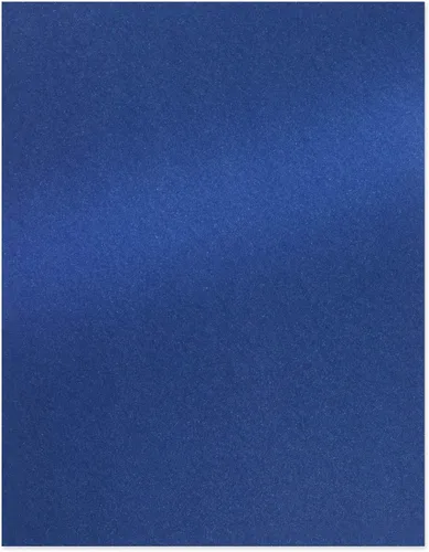 Vista 6 de Papel brillante azul marino, paquete de 100 unidades de papel de cartulina metálica, cubierta de 92 libras, doble cara, apto para impresoras