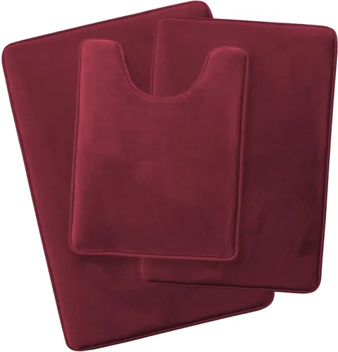 Vista 27 de Clara Clark Alfombra de Baño 24" x 17" - Alfombras de Baño, Tapete de Baño de Espuma Viscoelástica, Afelpado, Acogedor, Ultra Suave, Antideslizante