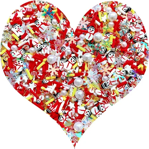Vista 50 de Chispitas Falsas Chispitas Falsas de Navidad Chispitas Falsas de Caramelo Chispitas de Arcilla Polimérica Chispitas Poliméricas Rebanadas de Arcilla