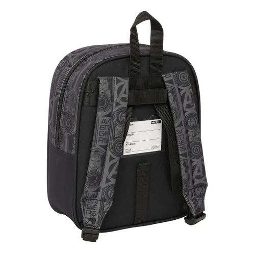 Vista 4 de Mochila Escolar The Avengers Vendetta Negro 22 x 27 x 10 cm