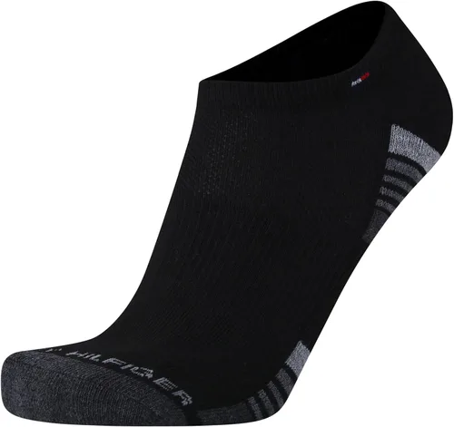 Vista 3 de Tommy Hilfiger Calcetines de corte bajo para hombre, paquete de 12 calcetines deportivos para correr que absorben la humedad para hombre