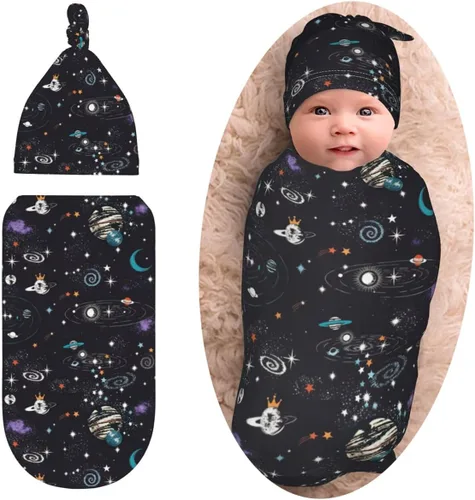 Vista 14 de Burrito Taco Tortilla Manta para recién nacido con juego de gorro, manta suave y elástica, regalo divertido para la ducha de niños y niñas Tortilla