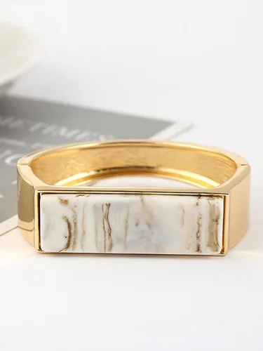 Vista 5 de Long tiantian Pulseras de oro de 18 quilates para mujer, pulseras de oro grueso de moda para adolescentes y niñas, pulseras de oro con bisagra