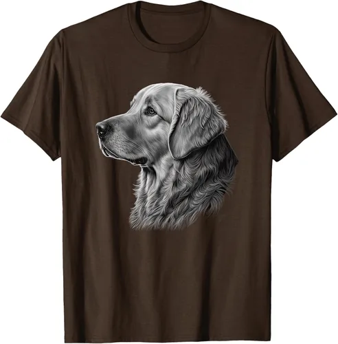 Vista 7 de Camiseta divertida Golden Retriever, Negro