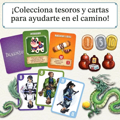 Vista 7 de DragonIsles – Juego de mesa de aventura familiar de fantasía para 2-5 jugadores, a partir de 10 años – ¡Un viaje de tierras lejanas y fortunas!
