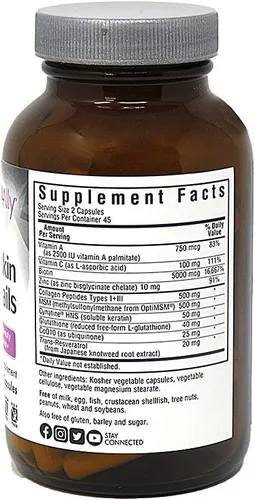 Vista 4 de Bluebonnet Nutrition Beautiful Ally - Colágeno hidrolizado de vacas alimentadas con pasto, péptidos de colágeno tipo 1 y 3, sin OMG, sin gluten, sin