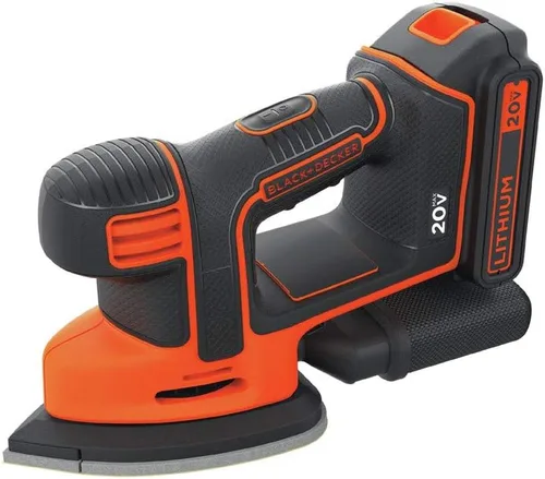 Vista 8 de BLACK+DECKER Lijadora de ratón MAX de 20 V con batería de litio y cargador (BDCMS20B y LBXR20CK)