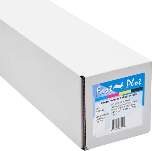 Vista 3 de FastPlot Vinilo autoadhesivo – Resistente al agua 4 mil – Rollo de 24 pulgadas x 60 pies – núcleo de 2 pulgadas