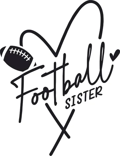 Vista 11 de SEC Apparel Parches termoadhesivos de la familia de fútbol Adhesivos Transferencias Apliques letras para camisetas Ropa de tela (Football Sister 1)