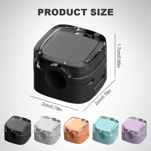 Vista 2 de Paquete de 6 clips magnéticos para cables, soporte organizador de cables, organizador de cables de escritorio con adhesivo fuerte, organizador
