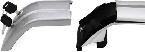 Vista 4 de Barras transversales de aluminio para KIA NIRO 2017 2018 2019 2020 2021 2022 Reemplazo de barra transversal de aluminio para techo de carga bolsa