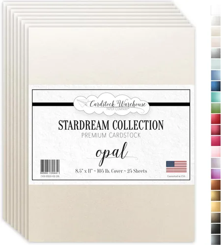 Vista 14 de Cardstock Warehouse Stardream - Papel de cartulina morado amatista - 25 hojas, 8.5 x 11 pulgadas - 105 libras / 284 GSM cartulina púrpura metálica