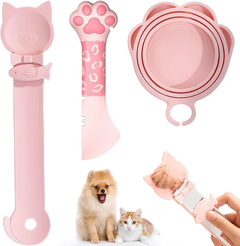 Vista 10 de PETPAWLOVELY-1 unidad Cuchara para Golosinas de Gatos con Exprimidor, Cuchara Dispensadora de Tiras para Gatos, Cuchara Dispensadora Multifunción 1