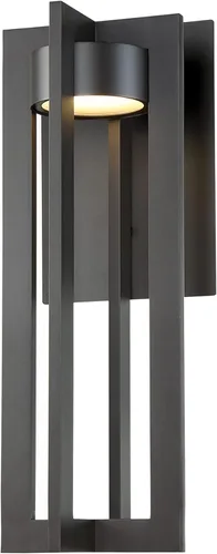 Vista 4 de Lámpara de pared LED para interiores y exteriores de 16 pulgadas de cámara 3000K en bronce