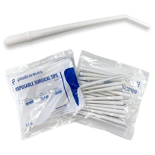 Vista 2 de Puntas de succión para aspirador quirúrgico dental, paquete de 3 tamaños de 100 unidades cada una (1/4 pulgadas y 1/8 pulgadas y 1/16 pulgadas)