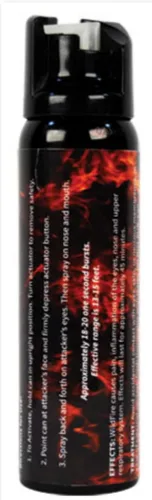 Vista 4 de WildFire 1.4% MC 4 oz spray pimienta nebulizador