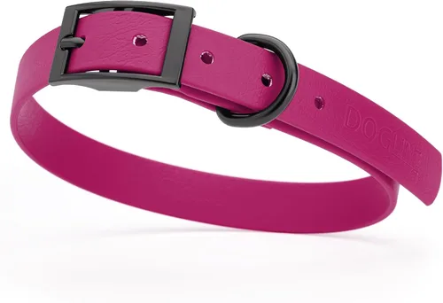 Vista 114 de Dogline Biothane - Collar impermeable para perro con hebilla de liberación rápida, resistente cincha de nailon recubierta con resistente y a prueba