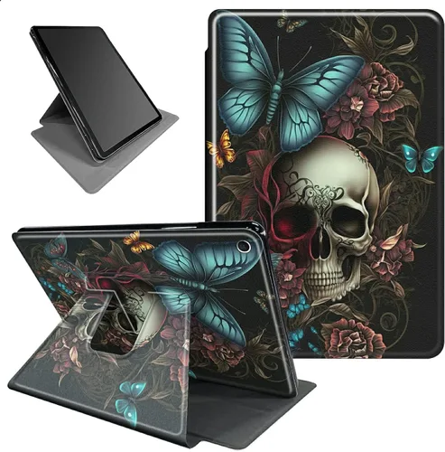 Vista 106 de Funda para iPad mini 6 para iPad mini 6ª generación 8.3 pulgadas 2021 360 grados giratorio soporte ligero protector inteligente cubierta