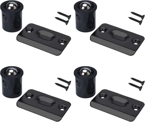 Vista 9 de Pestillo de bola de puerta, accesorios para puertas interiores, 13/16 pulgadas x 1 pulgada, tensión de puerta ajustable