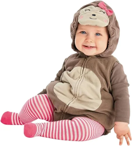 Vista 15 de Disfraz de Halloween para bebé recién nacido, con capucha, para fiesta de cumpleaños, ropa de dibujos animados