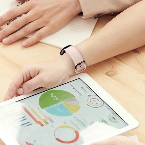 Vista 45 de Vanjua Bandas para Amazfit Active 2 / Bip 3 / 3 Pro Band mujeres hombres, Bip U Pro / Bip / Lite / S / S lite / U, correa de repuesto de silicona