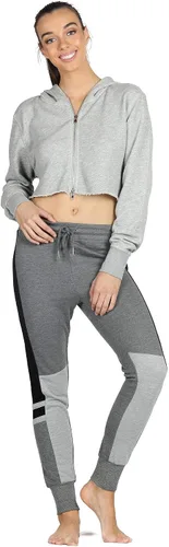 Vista 2 de icyzone Sudadera de manga larga con cremallera para mujer