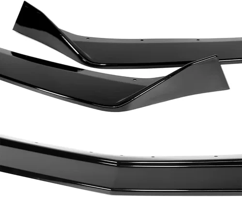 Vista 5 de Kit de 3 bordes de parachoques delantero compatibles con Chevy Corvette C8 2020-2025, alerón de protección con moldura divisora estilo 5VM, difusor