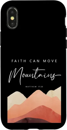 Vista 5 de Faith Can Move Mountains - Matthew 17 20 Inspiring Christian Case for iPhone 17