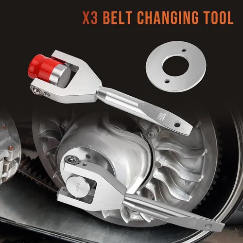 Vista 9 de KEMIMOTO Herramienta de cambio de cinturón X3 compatible con Can am Plateado