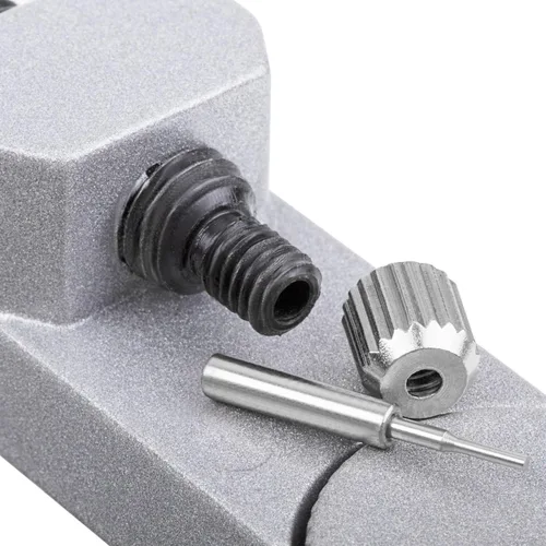 Vista 2 de MaxLLTo Kit de herramientas de reparación de relojes, correa de reloj ajustable de metal, correa de reloj, kit de herramientas de reparación